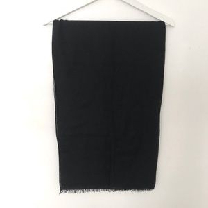 Banana Republic Black Scarf Cashmere & Silk